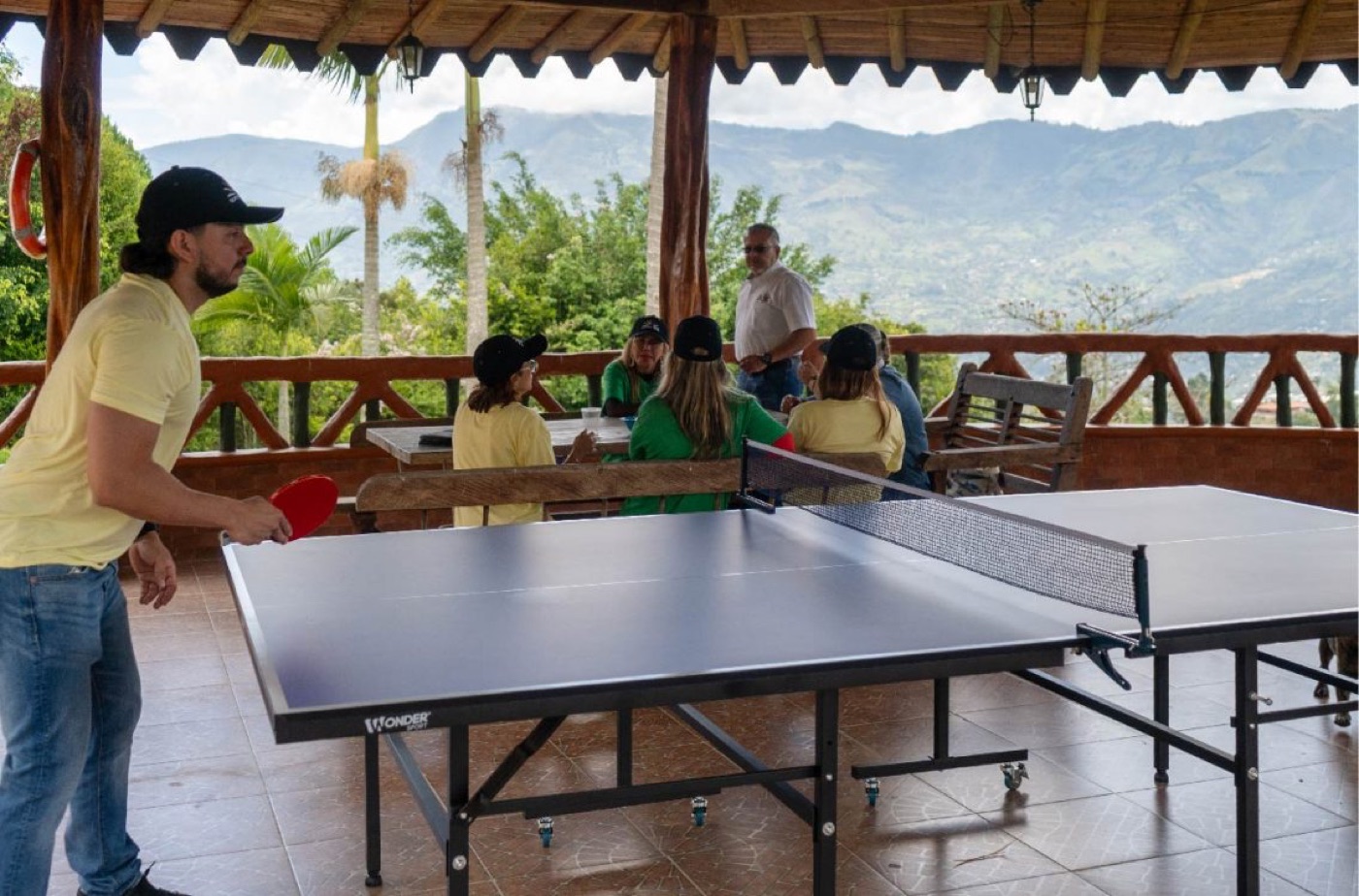 Ping pong en Querer Vivir