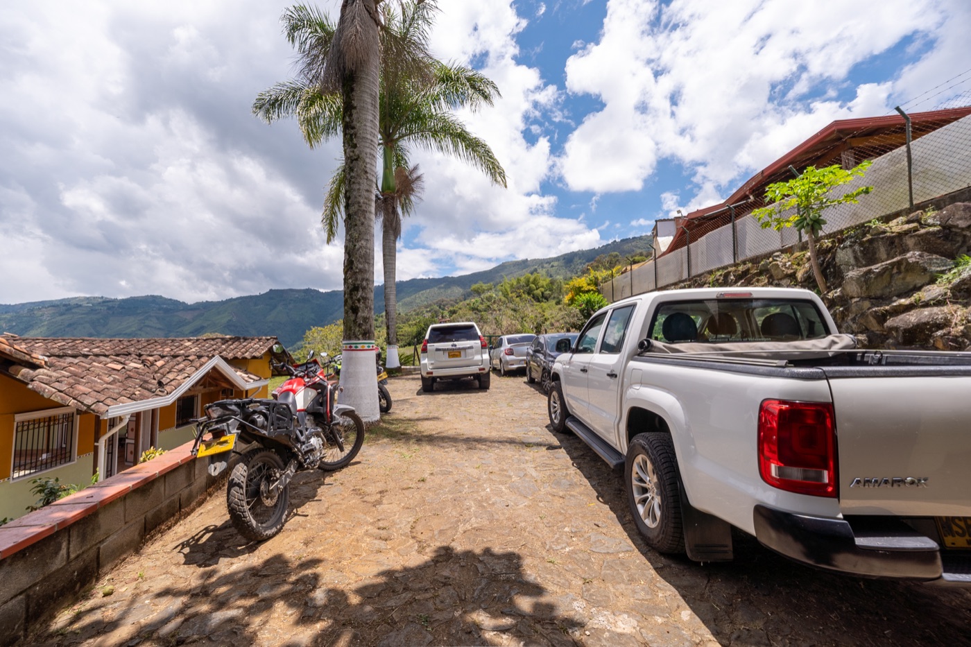 Vista a las montañas desde el centro